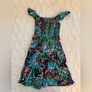 Lilly Pulitzer Multicolor Smocked Floral Dress